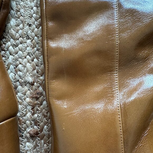 ZARA Heeled Leather Knee-High Boots – New w/ Tags – Size EU 38 / US 7.5 🤎 - Picture 6 of 14